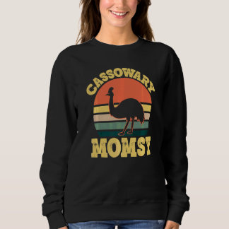 Cassowary Momsy Cute Cassowary Family Party   Sweatshirt