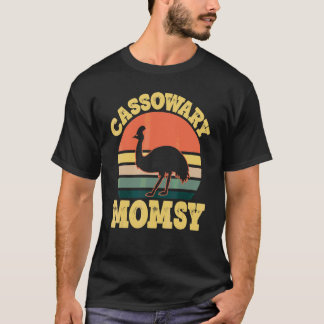 Cassowary Momsy Cute Cassowary Family Party T-Shirt