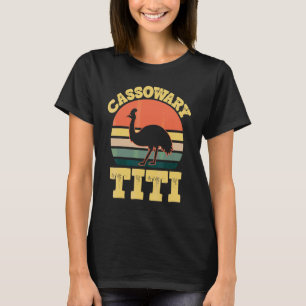 Cassowary Titi Cute Cassowary Family Party T-Shirt