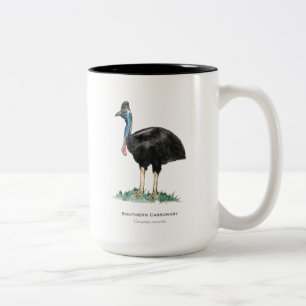 Cassowary Two-Tone Coffee Mug