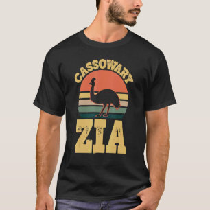 Cassowary Zia Cute Cassowary Family Party Italian T-Shirt