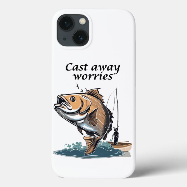 Cast Away Worries Case-Mate iPhone Case (Back)
