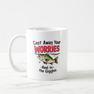 Cast Away Your Worries Coffee Mug