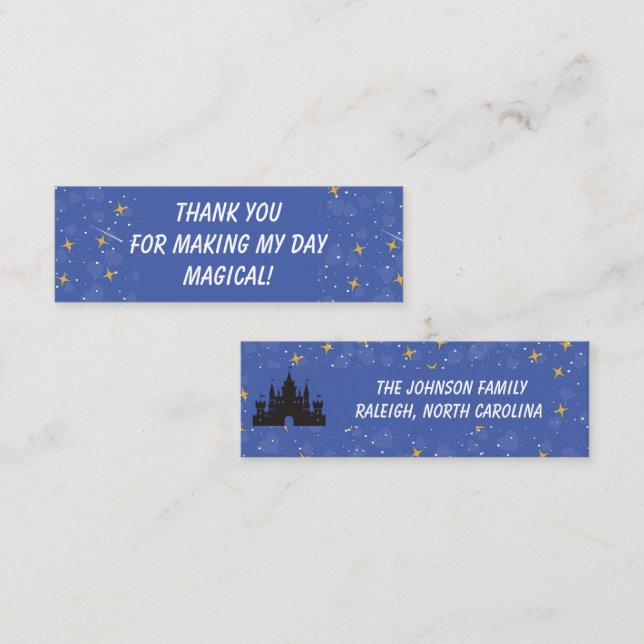 Cast Compliment Card (Front/Back)