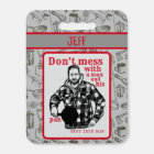 Cast Iron Man Personalised Camping Pattern 