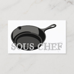 cast iron pan business card