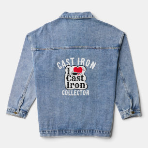 Cast Iron Skillet Collector Denim Jacket