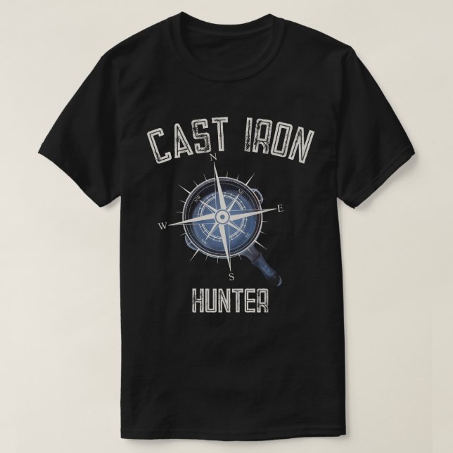 Cast Iron Skillet Hunter T-Shirt  (Design Front)