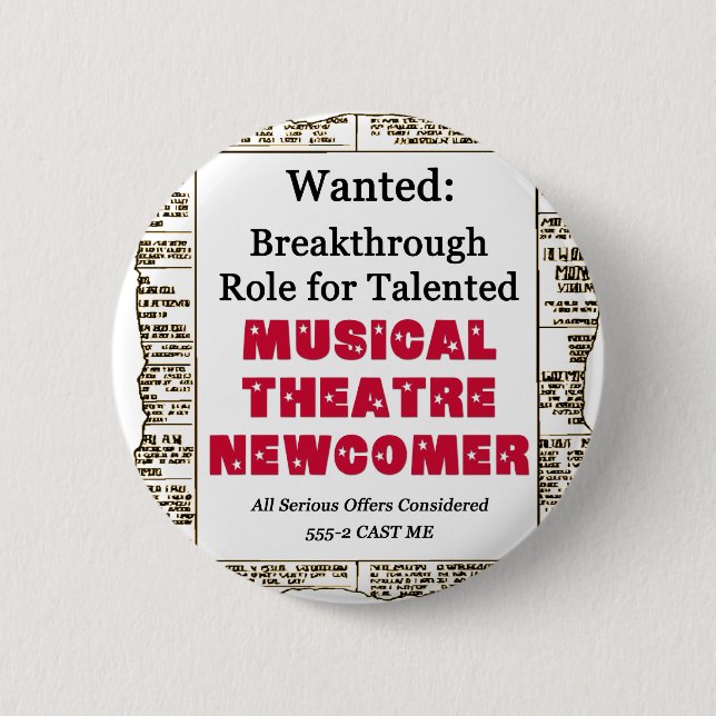 Cast Me Button (Front)