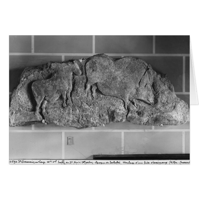 Cast of a frieze of animals from Le Roc de Sers (Front Horizontal)