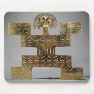 Cast Tumbaga pectoral, from Huaca del Dragon Mouse Pad