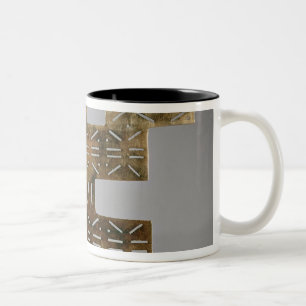 Cast Tumbaga pectoral, from Huaca del Dragon Two-Tone Coffee Mug