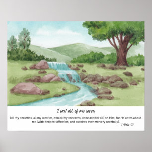 Cast your cares on Him Poster