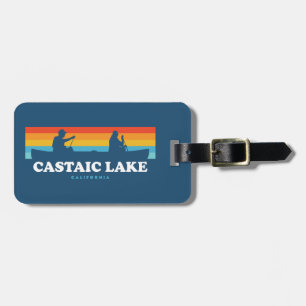 Castaic Lake California Canoe Luggage Tag
