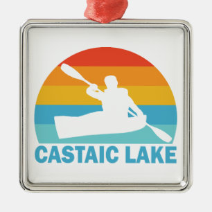 Castaic Lake California Kayak Metal Ornament