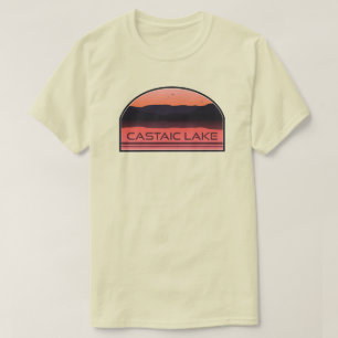 Castaic Lake California Red Sunrise T-Shirt