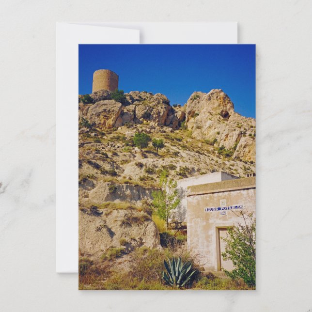 Castalla Castle card (Front)