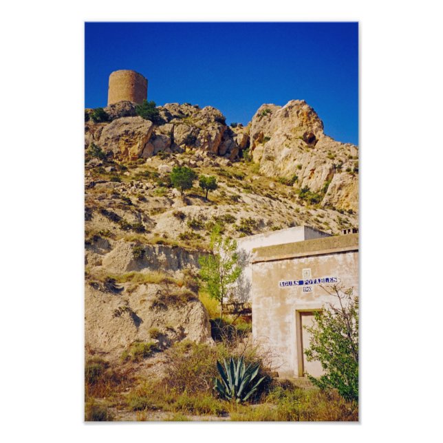 Castalla Castle Photo Print (Front)