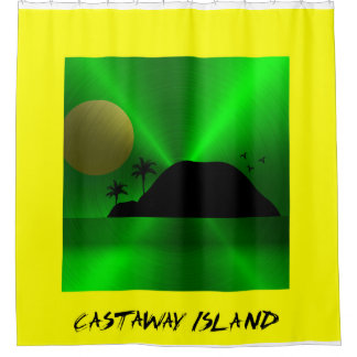 Castaway Island Shower Curtain
