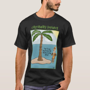 Castaway Men's Black T-Shirt