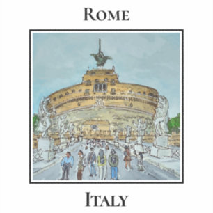 Castel Sant'Angelo, Ponte Sant'Angelo, Rome Italy
