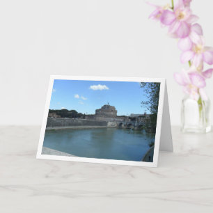 Castel Sant'Angelo Portrait, Rome, Italy Card