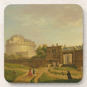 Castel Sant'Angelo, Rome, 1776 (oil on canvas) Coaster