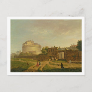 Castel Sant'Angelo, Rome, 1776 (oil on canvas) Postcard