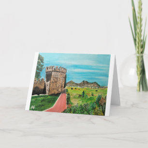 Castell de Benisanó Painting by Alfred Fox Card