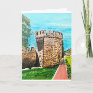 Castell de Benisanó Painting by Alfred Fox Card