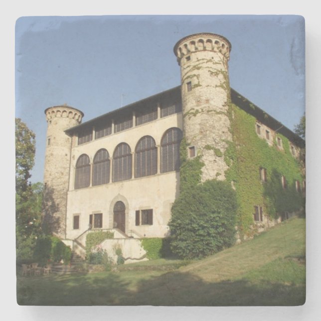 Castello 6, Tuscany Stone Coaster (Front)