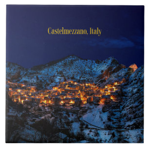 Castelmezzano, Italy Ceramic Tile