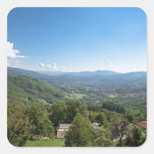 Castelnuovo di Garfagnana, Tuscany, Italy - Square Sticker
