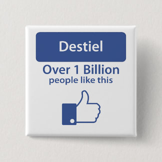 Castiel 15 Cm Square Badge