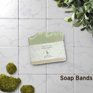 Castile Olive Oil Artisan Soap Band Wrap Packaging Invitation Belly Band