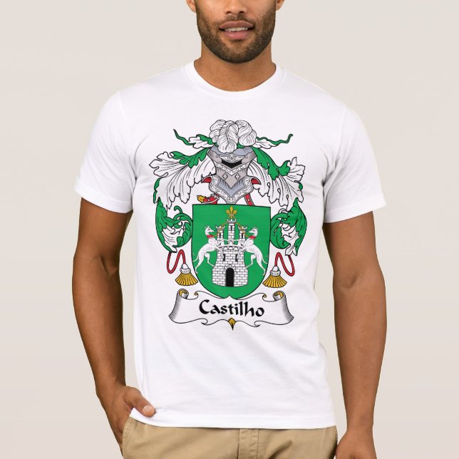 Castilho Family Crest T-Shirt (Front)
