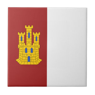 Castilla La Mancha coat of arms - Spain Ceramic Tile