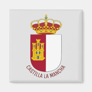 Castilla La Mancha coat of arms - Spain Magnet