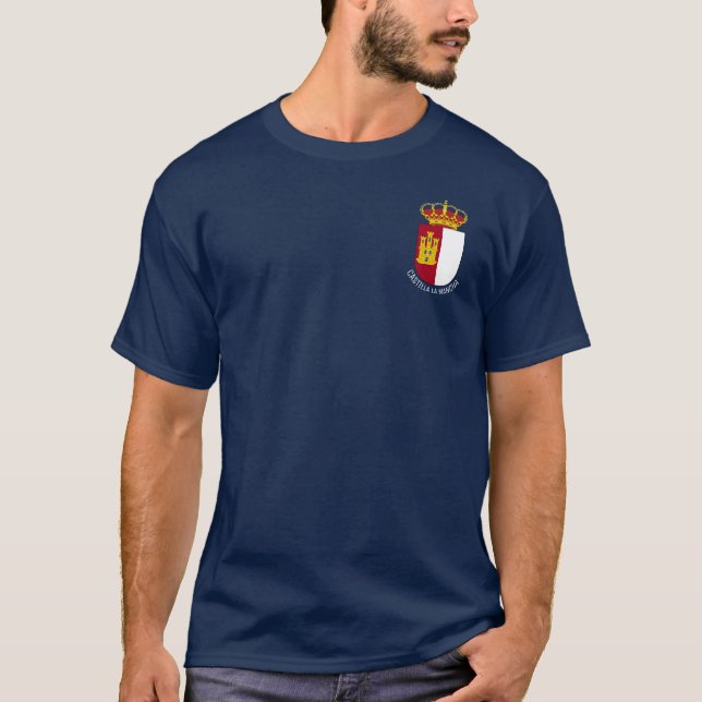 Castilla La Mancha coat of arms - Spain T-Shirt (Front)
