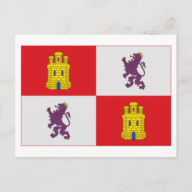 Castilla y León flag Postcard (Front)