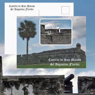 Castillo de San Marco St Augustine Florida Postcard