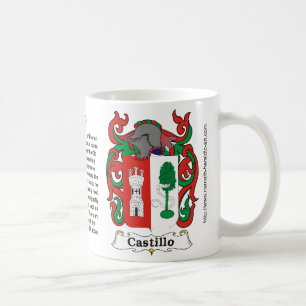 Castillo Family Coat of Arms Mug