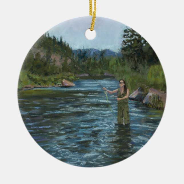 Casting Call Ceramic Tree Decoration (Front)