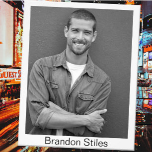 Casting Call Headshots 8x10 Black White Conversion Photo Print
