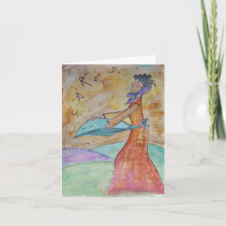 Casting Cares greeting card