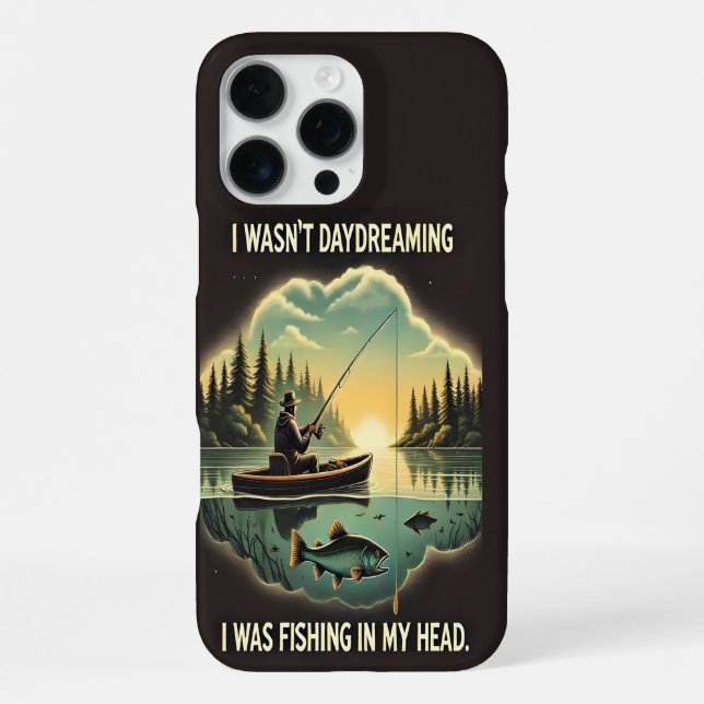 Casting Lines, Chasing Dreams iPhone Case (Back)