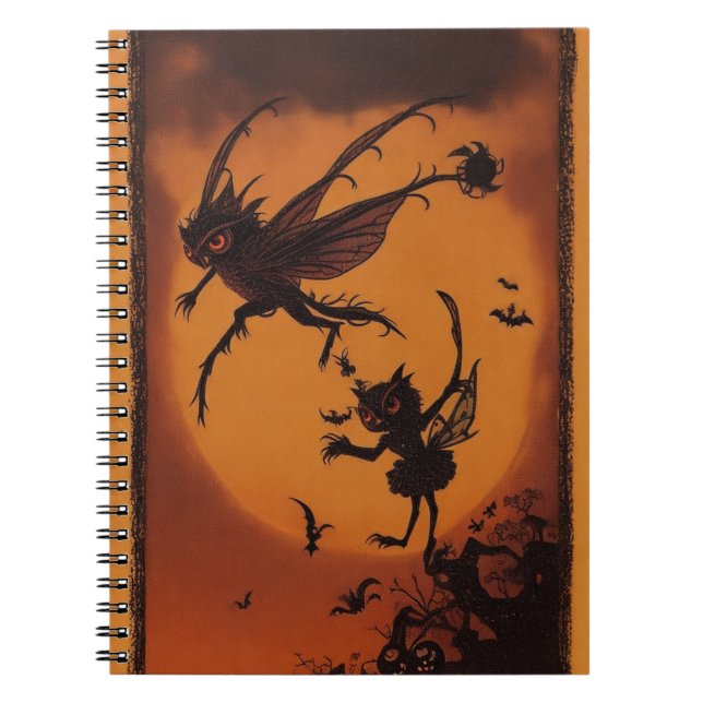 Casting Spells Magical Halloween notebook (Front)