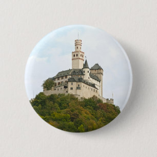 Castle 6 Cm Round Badge
