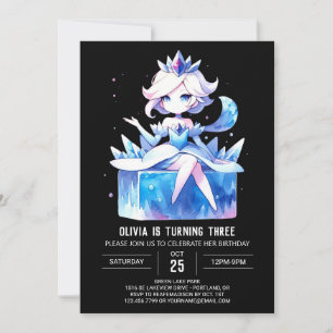 Castle Adorable Princess Birthday Invitation