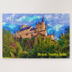 Castle Alcazar, Segovia, Spain. Jigsaw Puzzle